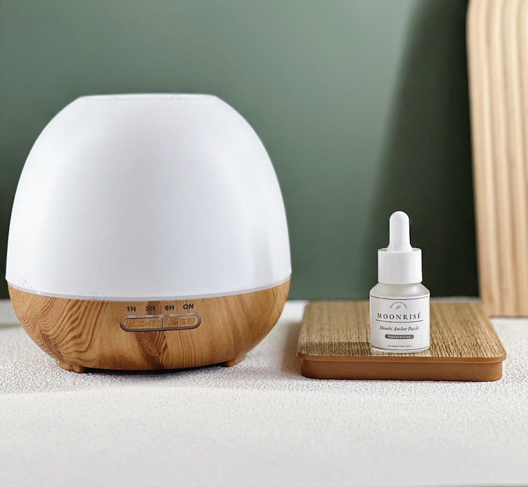 Natural Fragrance Oil & Diffuser Set Package BF1 - FO 15ml + Diffuser Machine (3rd Anniversary Promo)